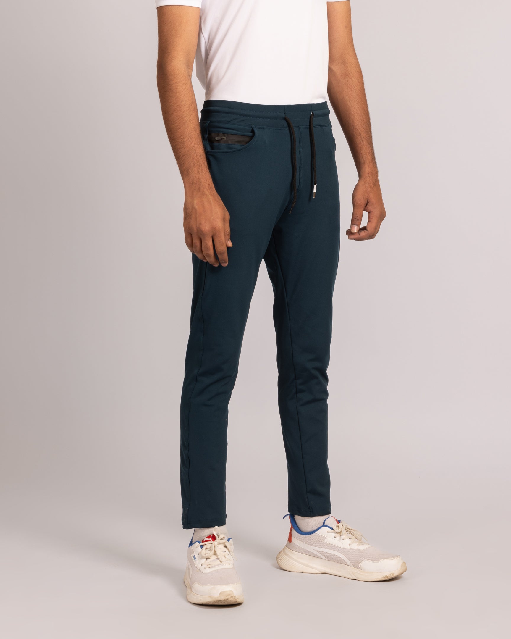 The Harvey slim fit joggers- Navy Blue - Main Image