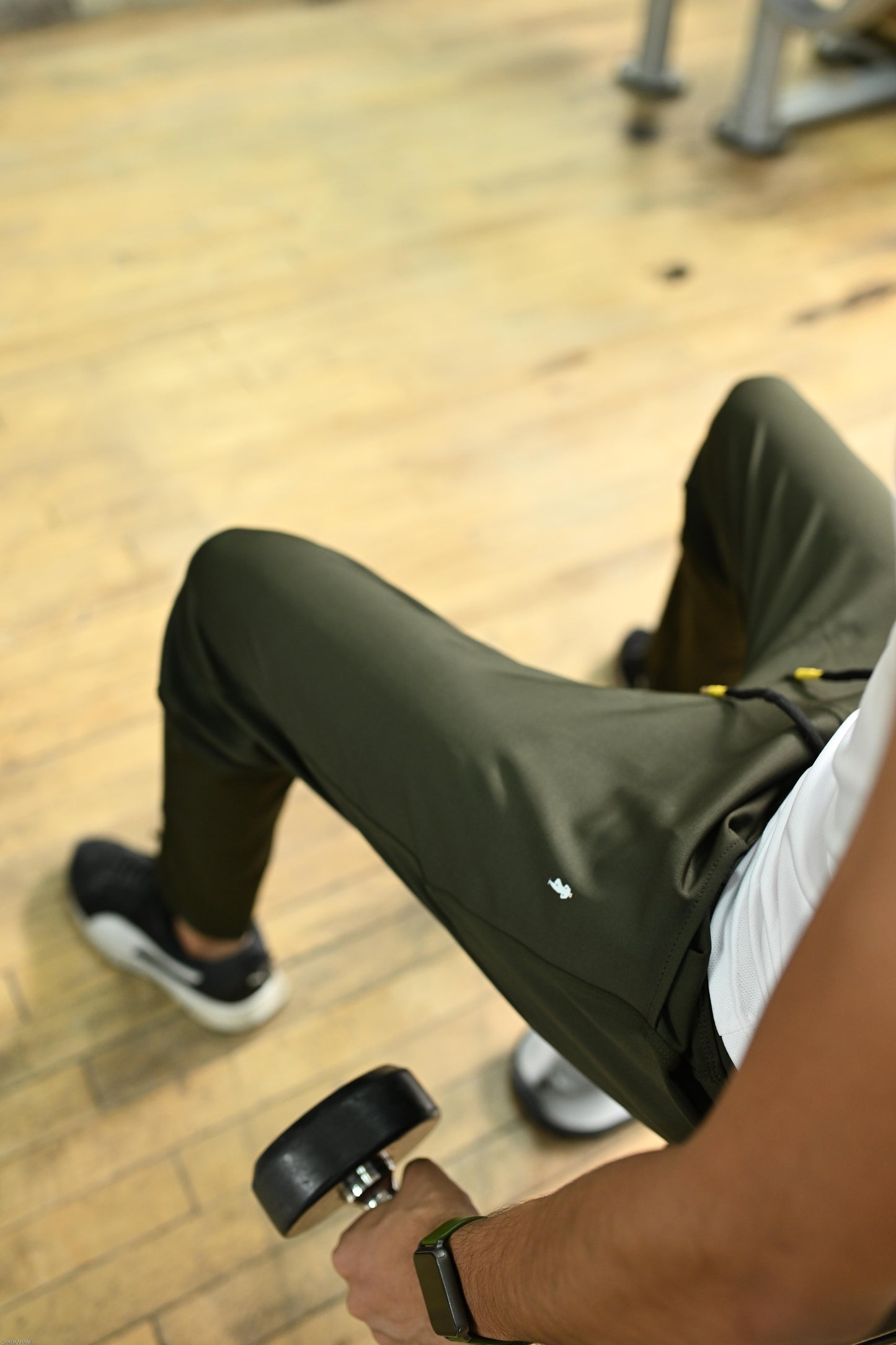 The Harvey slim fit joggers-Olive Green